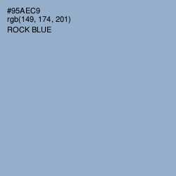#95AEC9 - Rock Blue Color Image